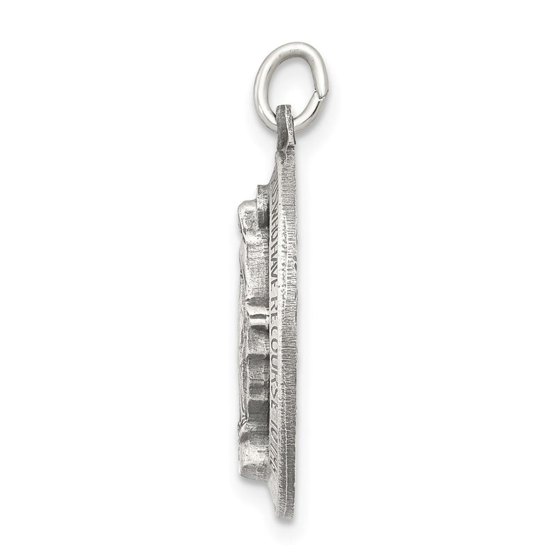 Sterling Silver Antiqued Miraculous Medal