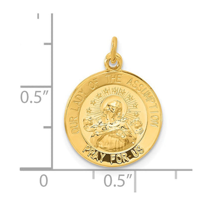 Sterling Silver & 24K Gold -Plated Our Lady Of The Assumption Medal