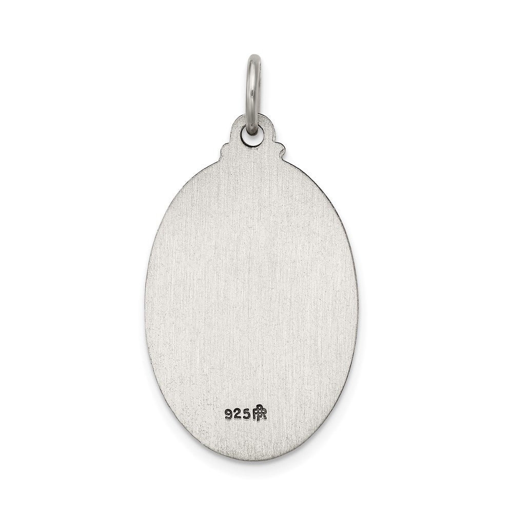 Sterling Silver Antiqued Our Lady Of Guadalupe Medal