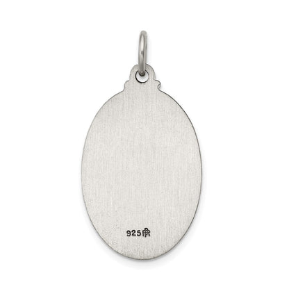 Sterling Silver Antiqued Our Lady Of Guadalupe Medal