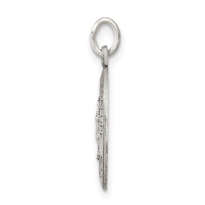 Sterling Silver Antiqued Our Lady Of Guadalupe Medal
