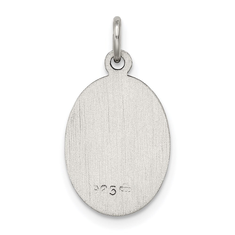 Sterling Silver Antiqued Our Lady Of Guadalupe Medal