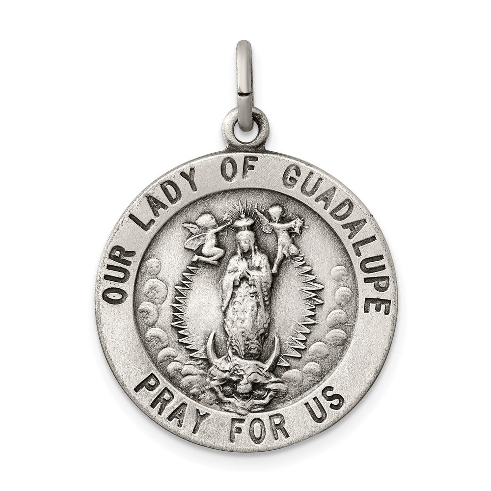 Sterling Silver Our Lady Of Guadalupe Medal