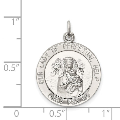 Sterling Silver Our Lady Of Perpetual Help Medal