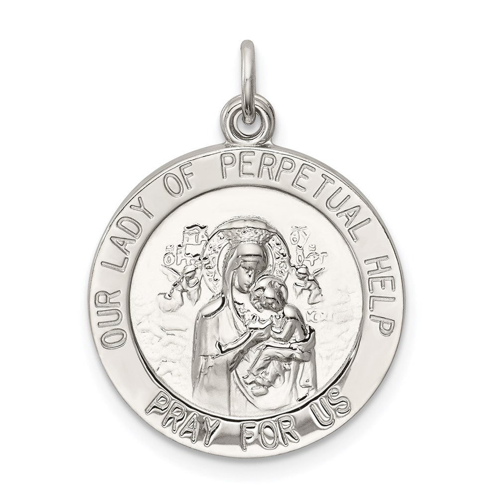 Sterling Silver Our Lady Of Perpetual Help Medal