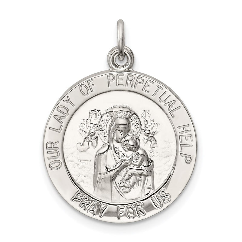 Sterling Silver Our Lady Of Perpetual Help Medal