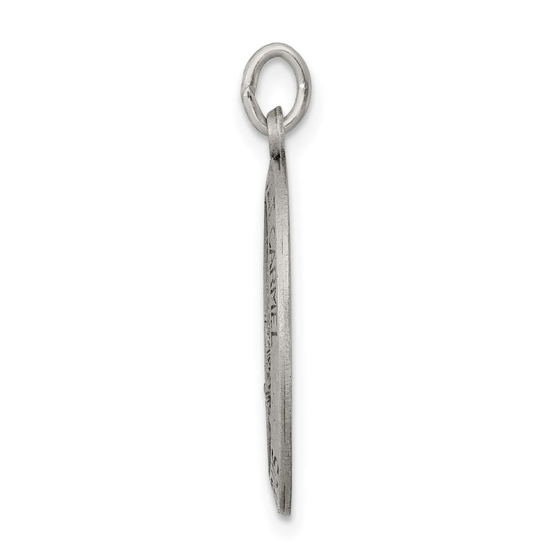 Sterling Silver Antiqued Our Lady Of Mt.Carmel Medal