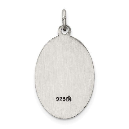 Sterling Silver Antiqued Our Lady Of Mt.Carmel Medal