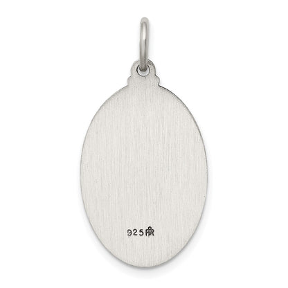 Sterling Silver Antiqued Our Lady Of Perpetual Help Medal