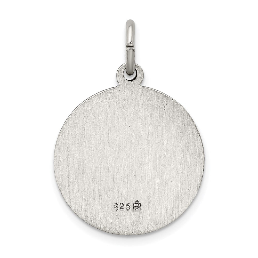 Sterling Silver Antiqued Our Lady Of Mount Carmel Medal
