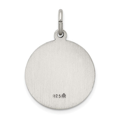 Sterling Silver Antiqued Our Lady Of Mount Carmel Medal