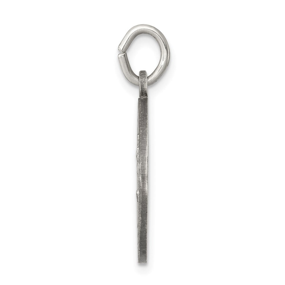 Sterling Silver Antiqued Our Lady Of Fatima Medal