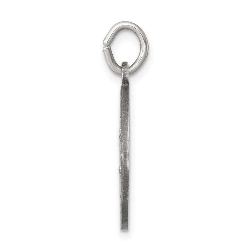 Sterling Silver Antiqued Our Lady Of Fatima Medal