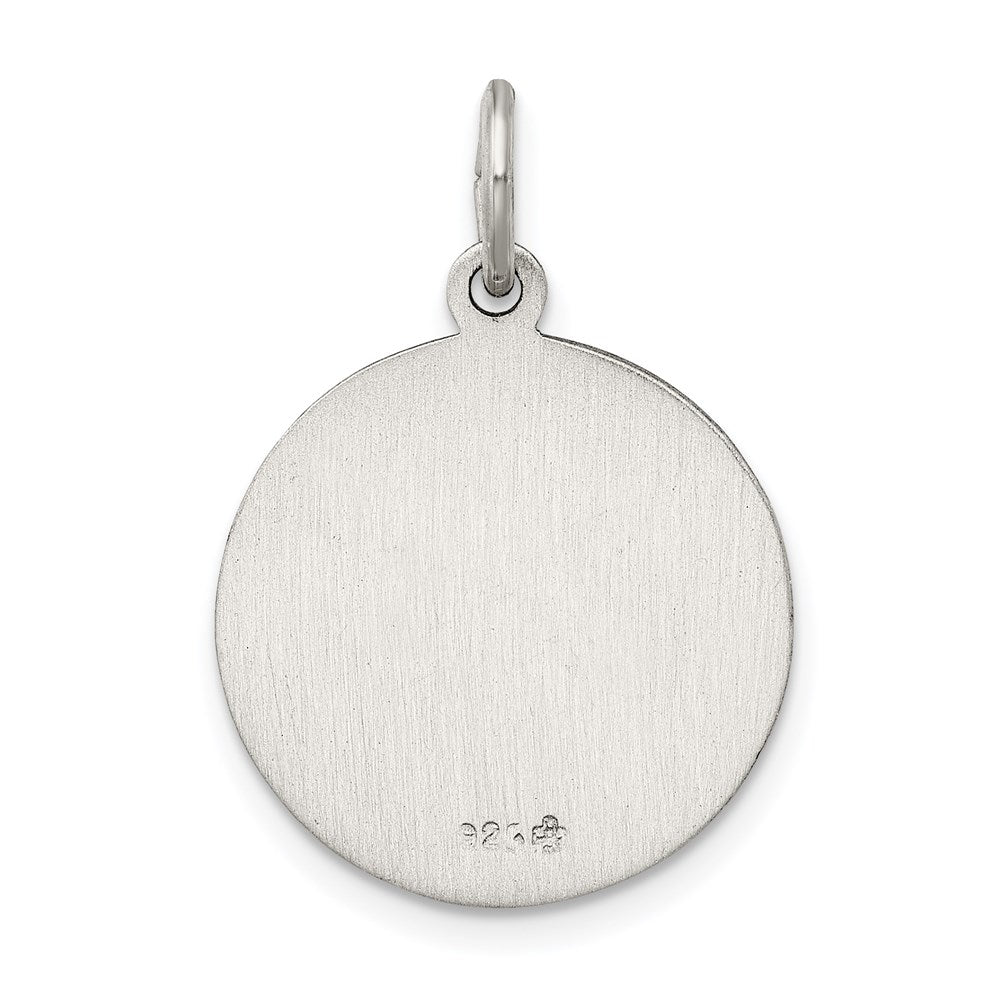 Sterling Silver Antiqued Our Lady Of Fatima Medal