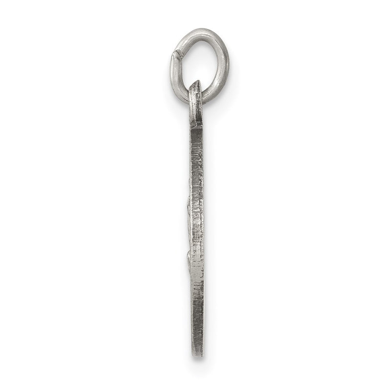 Sterling Silver Antiqued Our Lady Of Fatima Medal