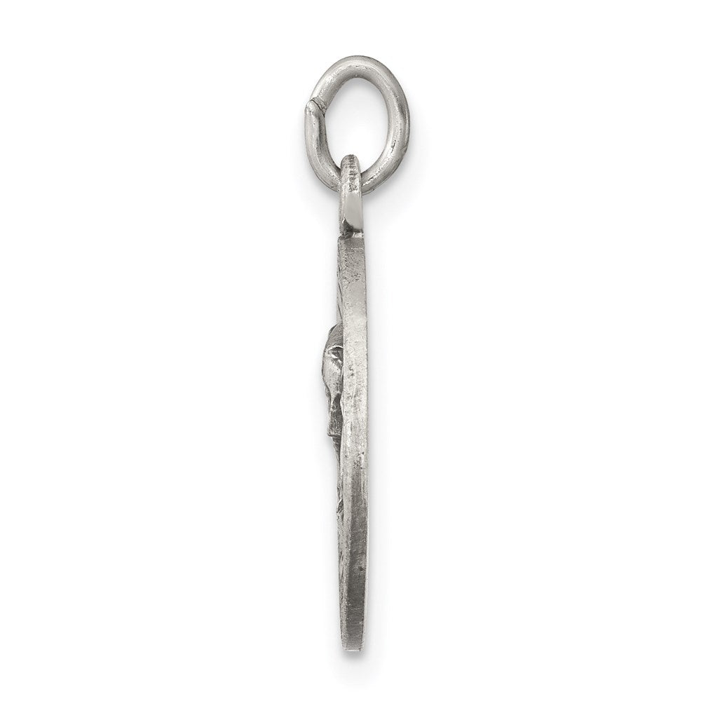 Sterling Silver Antiqued Our Lady Of Sorrows Medal