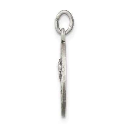 Sterling Silver Antiqued Our Lady Of Sorrows Medal