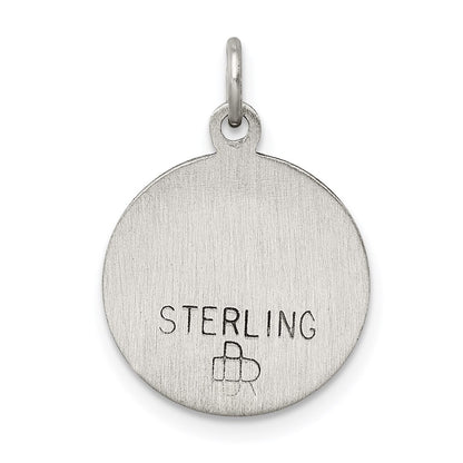 Sterling Silver Antiqued Our Lady Of Sorrows Medal