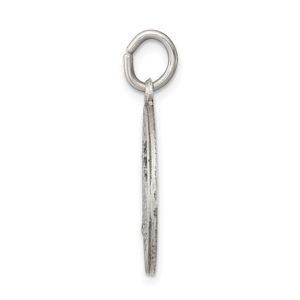 Sterling Silver Antiqued Our Lady Of Loreto Medal