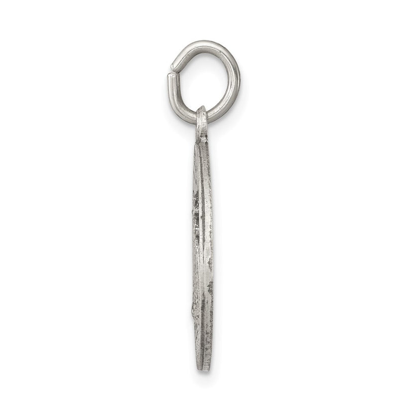 Sterling Silver Antiqued Our Lady Of Loreto Medal