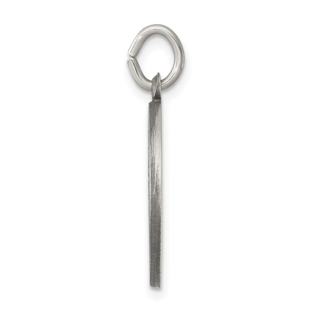 Sterling Silver Antiqued Our Lady Of Lourdes Medal