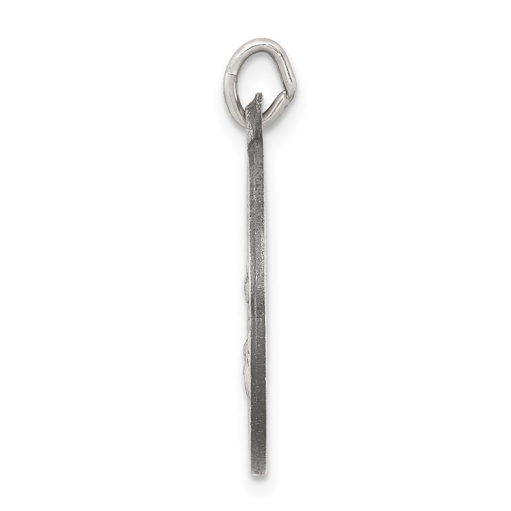 Sterling Silver Antiqued Our Lady Of The Assumption Medal