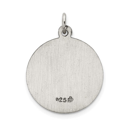 Sterling Silver Antiqued Our Lady Of The Assumption Medal