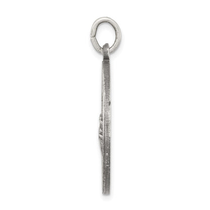 Sterling Silver Antiqued De La Providencia Medal