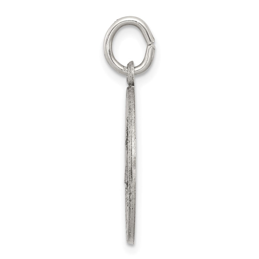 Sterling Silver Antiqued Caridad Del Cobre Medal