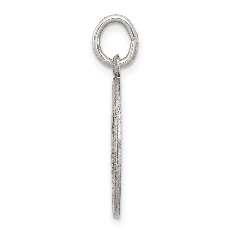 Sterling Silver Antiqued Caridad Del Cobre Medal