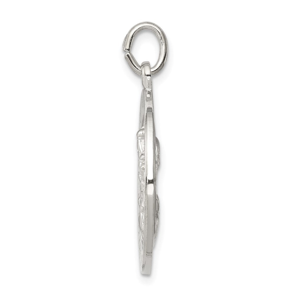 Sterling Silver Queen Of The Holy Scapular Medal