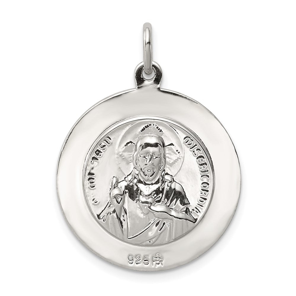 Sterling Silver Queen Of The Holy Scapular Medal