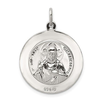 Sterling Silver Queen Of The Holy Scapular Medal