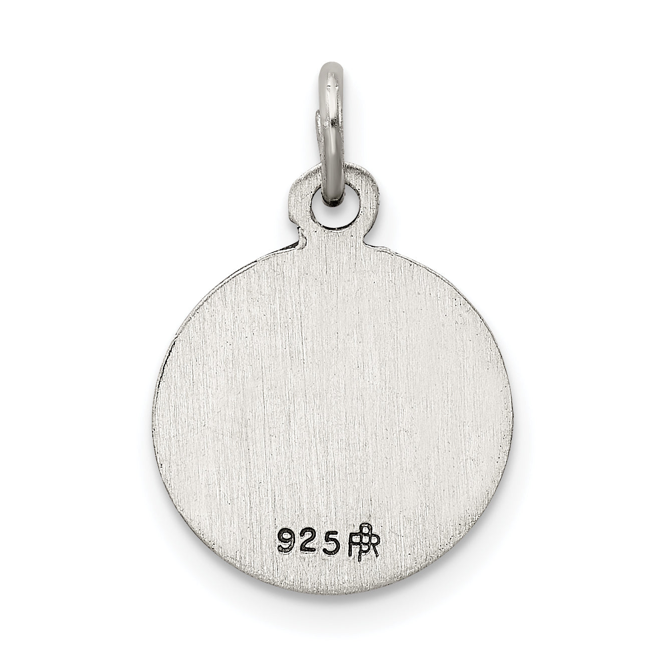 Sterling Silver Antiqued Saint Christopher Medal