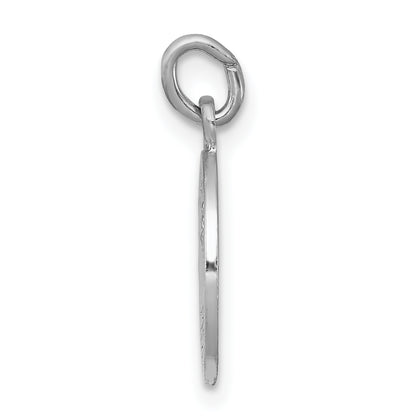 Sterling Silver Rhodium-Plated Saint Christopher Medal