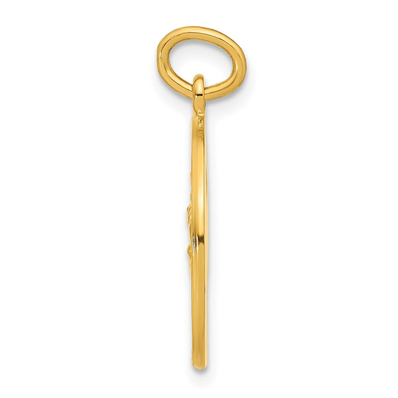 Sterling Silver 24K Gold-Plated Basketball St. Christopher Medal Pendant