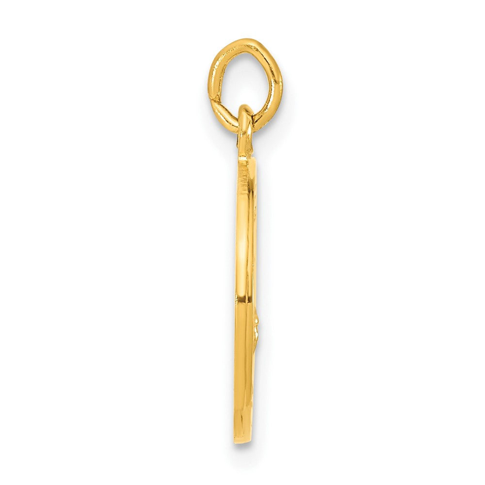 Sterling Silver 24K Gold-Plated Saint Florian Medal