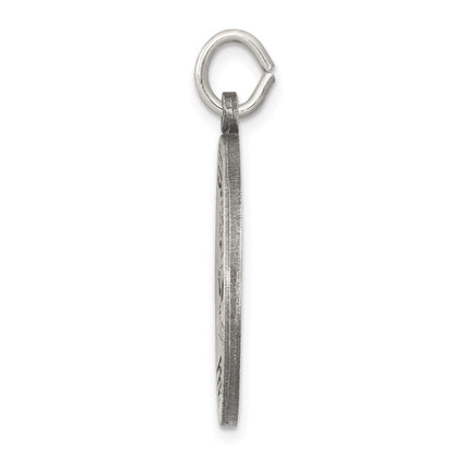 Sterling Silver Antiqued Saint Joseph Medal