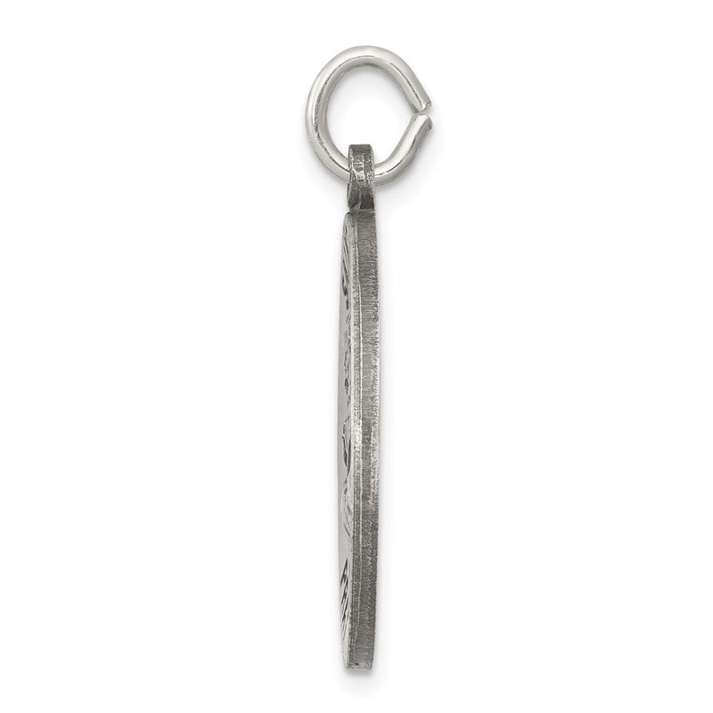 Sterling Silver Antiqued Saint Joseph Medal