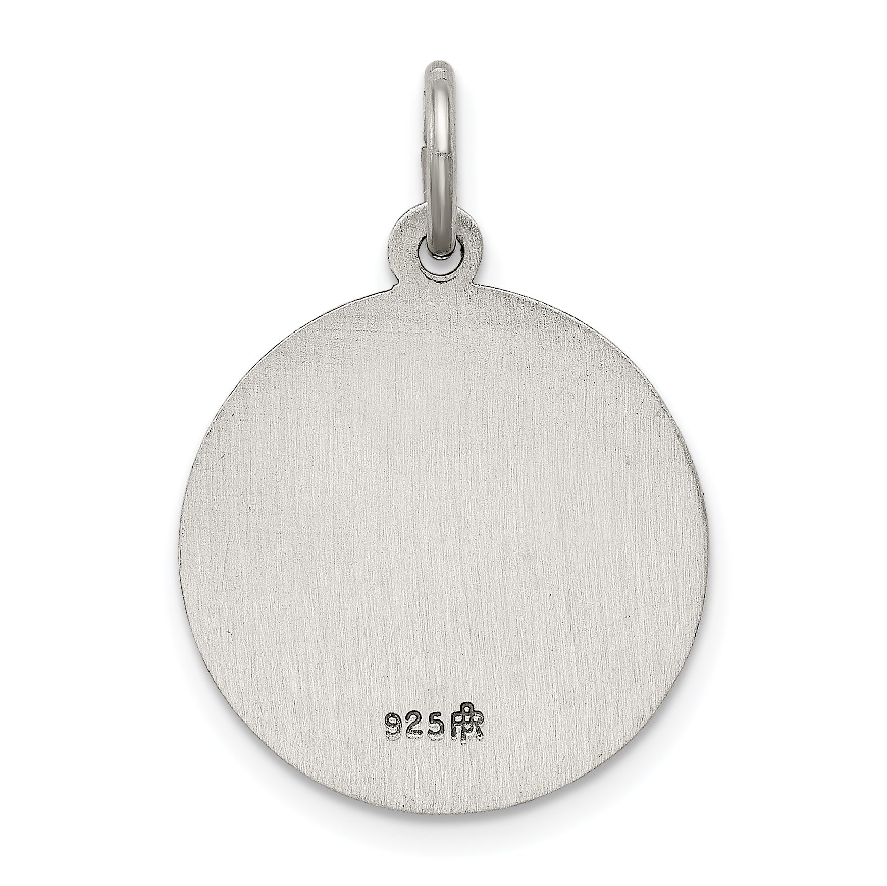 Sterling Silver Antiqued Saint Lucy Medal