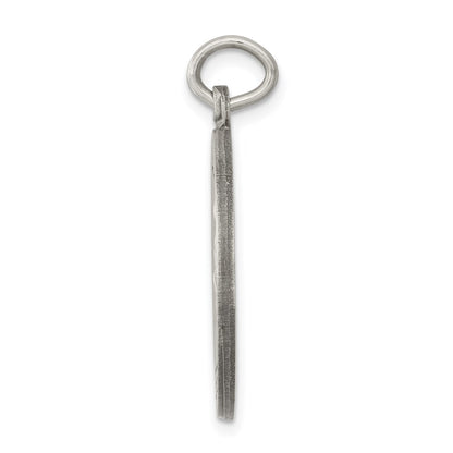 Sterling Silver Antiqued Saint Luke Medal