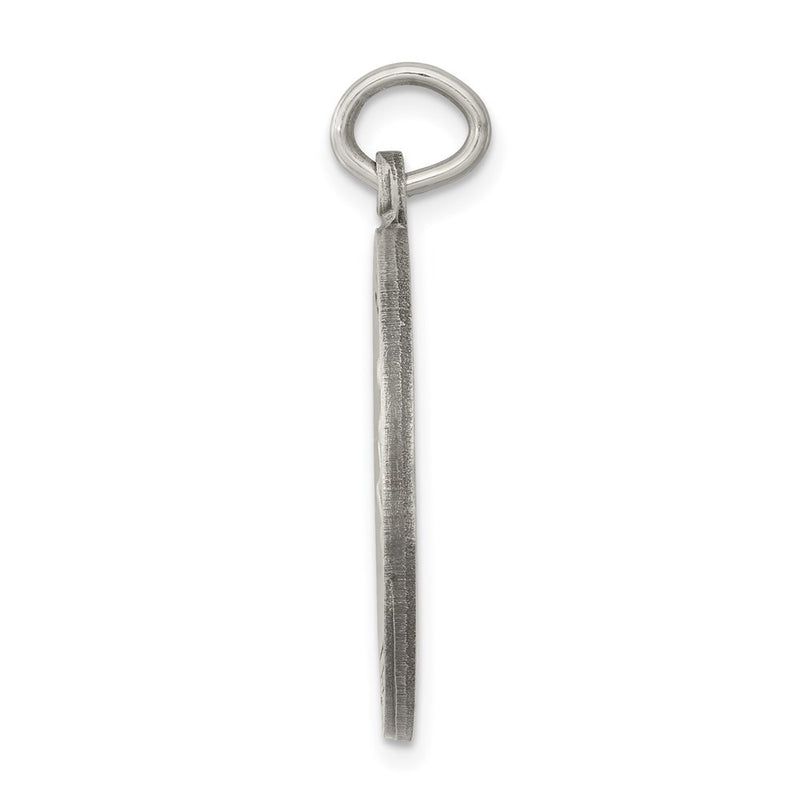Sterling Silver Antiqued Saint Luke Medal