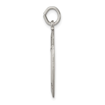 Sterling Silver Antiqued Saint Anthony Medal