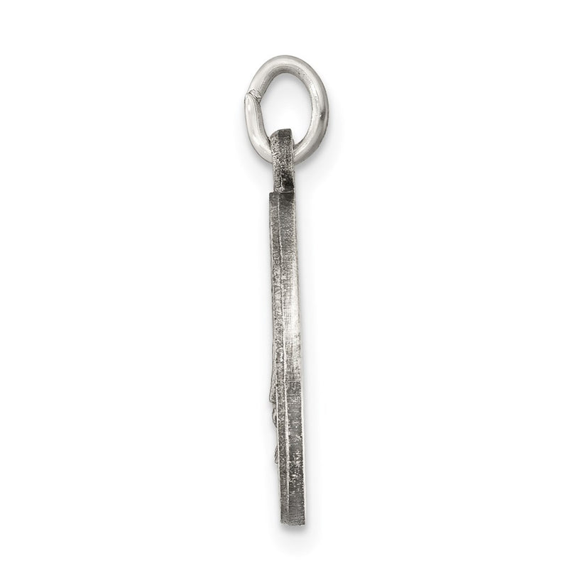 Sterling Silver Antiqued Saint Elizabeth Seton Medal