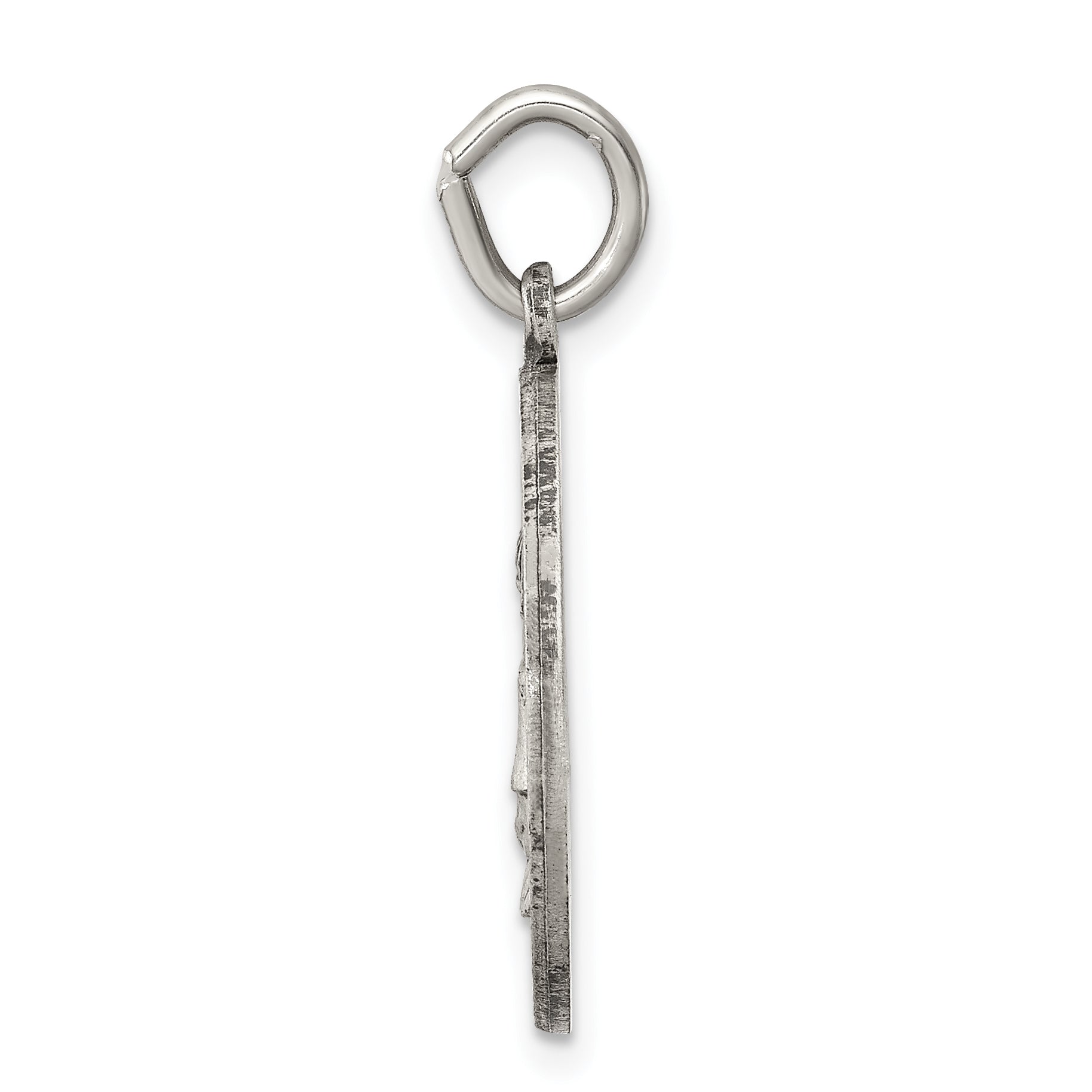 Sterling Silver Antiqued Saint Elizabeth Seton Medal