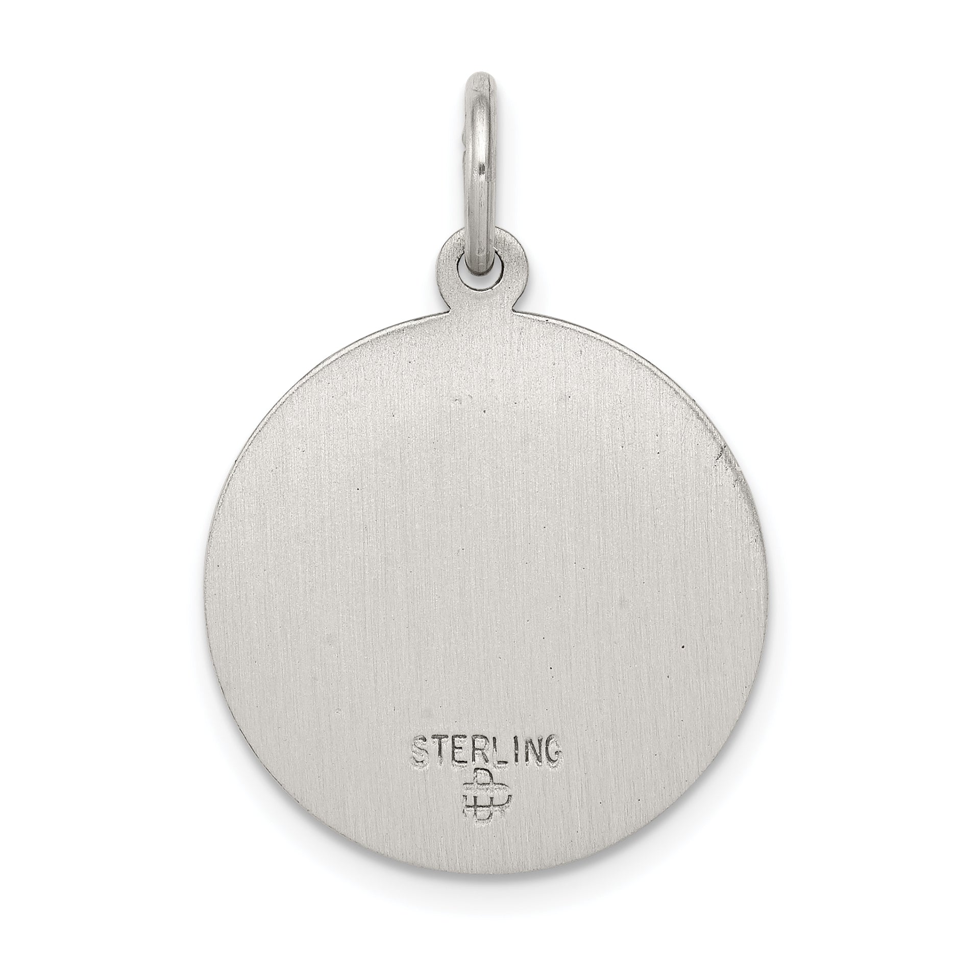 Sterling Silver Antiqued Saint Elizabeth Seton Medal