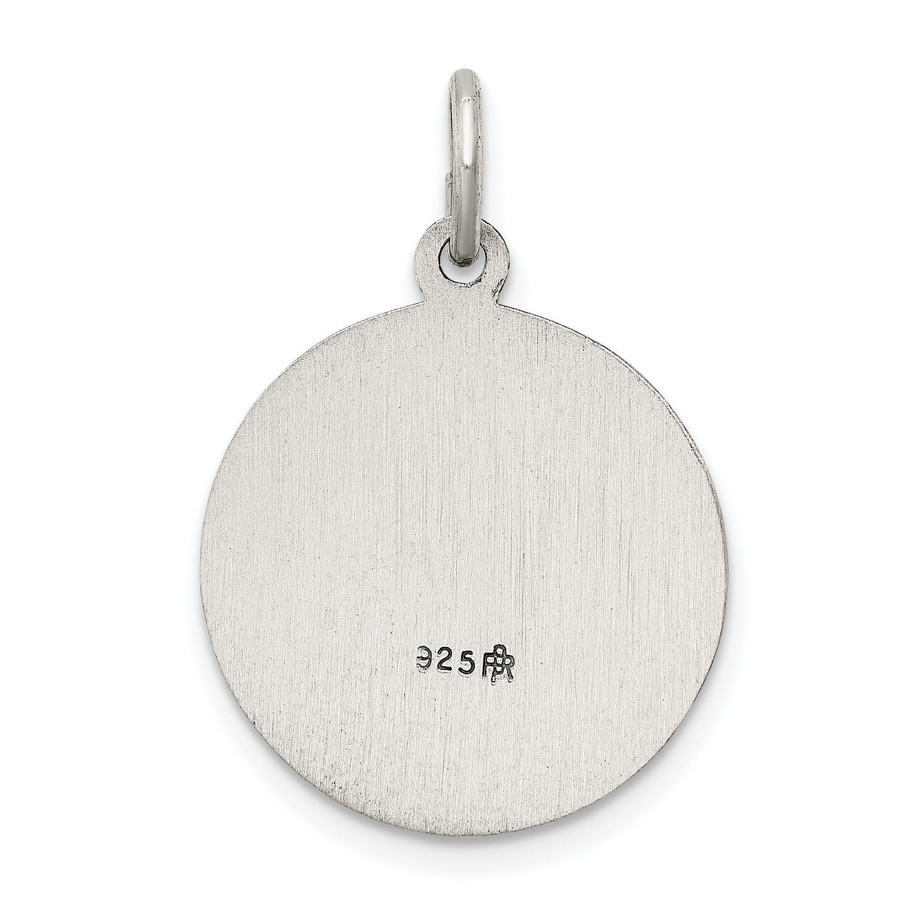 Sterling Silver Antiqued Saint George Medal