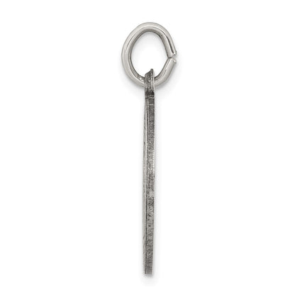 Sterling Silver Antiqued Saint John The Baptist Medal