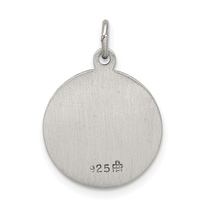 Sterling Silver Antiqued Saint Mark Medal