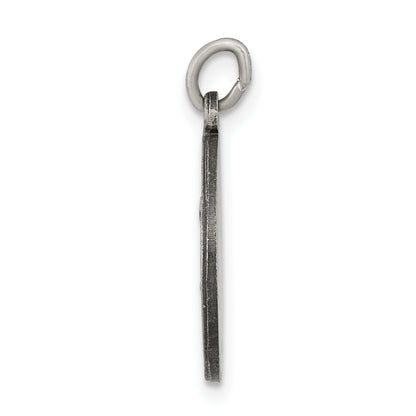 Sterling Silver Antiqued Saint Matthew Medal